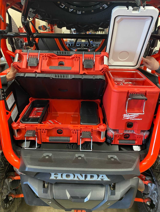 Honda Talon Milwaukee Packout Mount 1.5  AJK Offroad   
