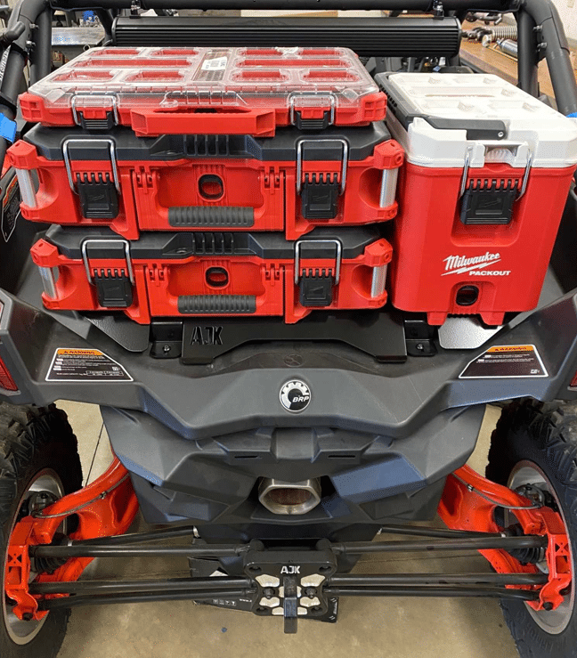 Can-Am X3 Milwaukee Packout Mount 1.5  AJK Offroad   