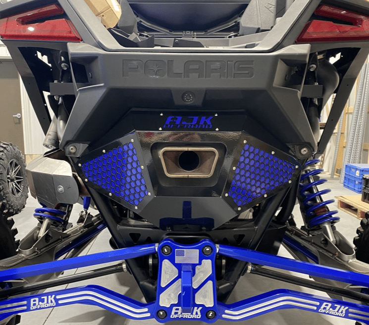Polaris Pro R Exhaust Cover Bumper  AJK Offroad   
