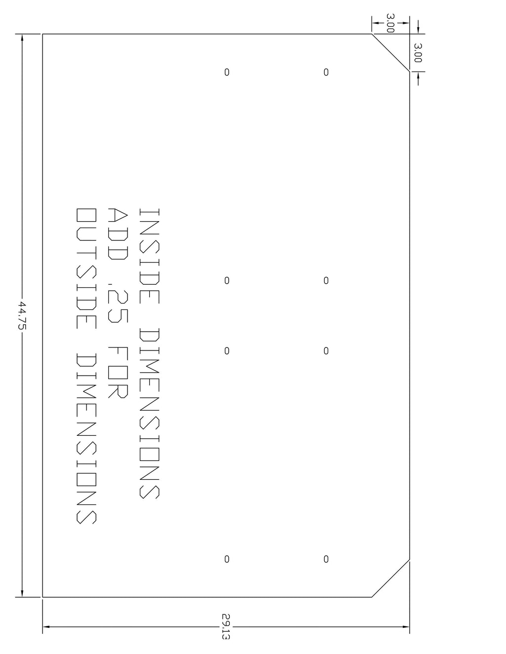 Dimension Markup for Polaris Bed by AJK Offroad
