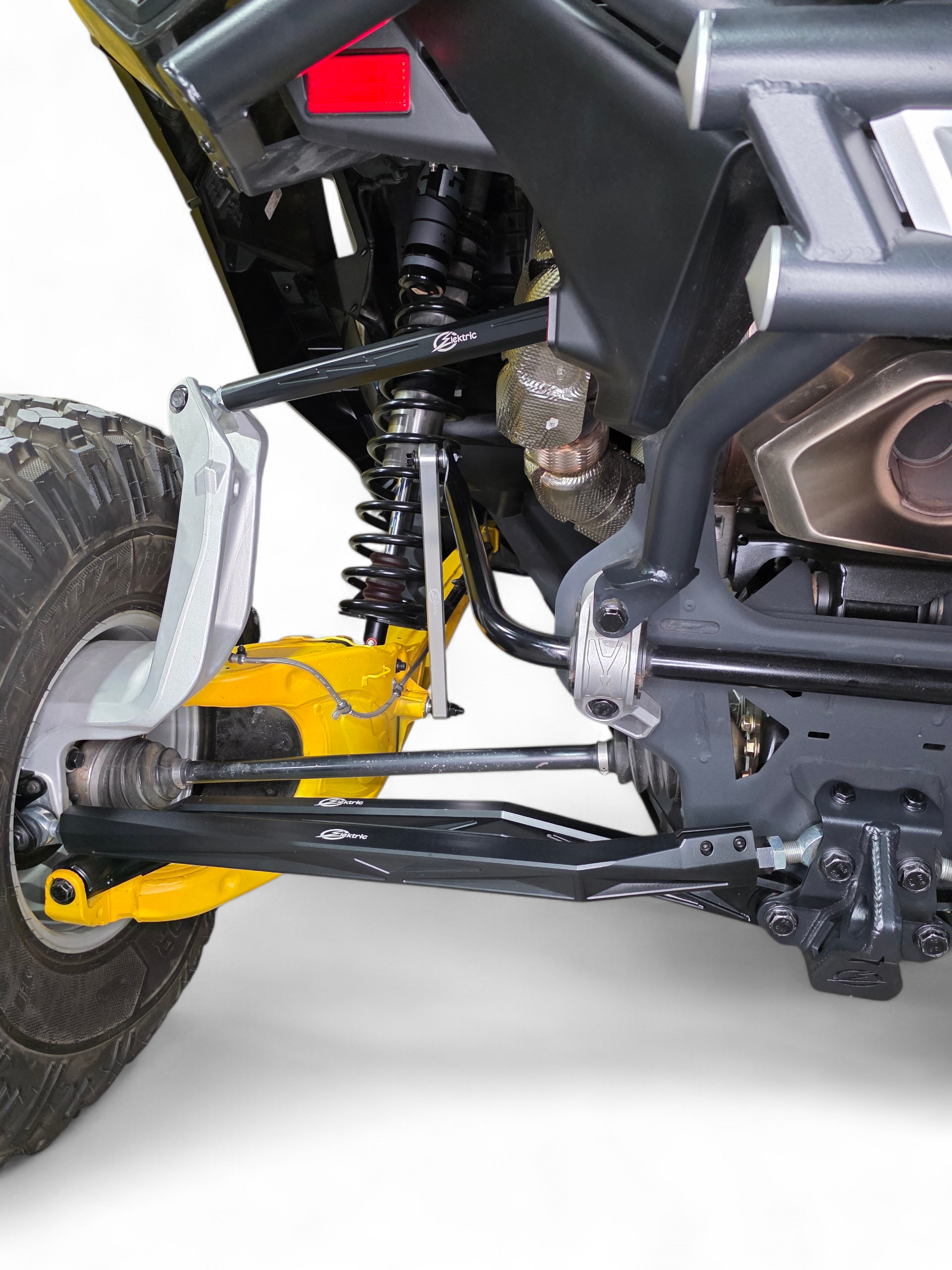 2024+ Can Am Maverick R High Clearance Adjustable Radius Rods (Anodized Black)