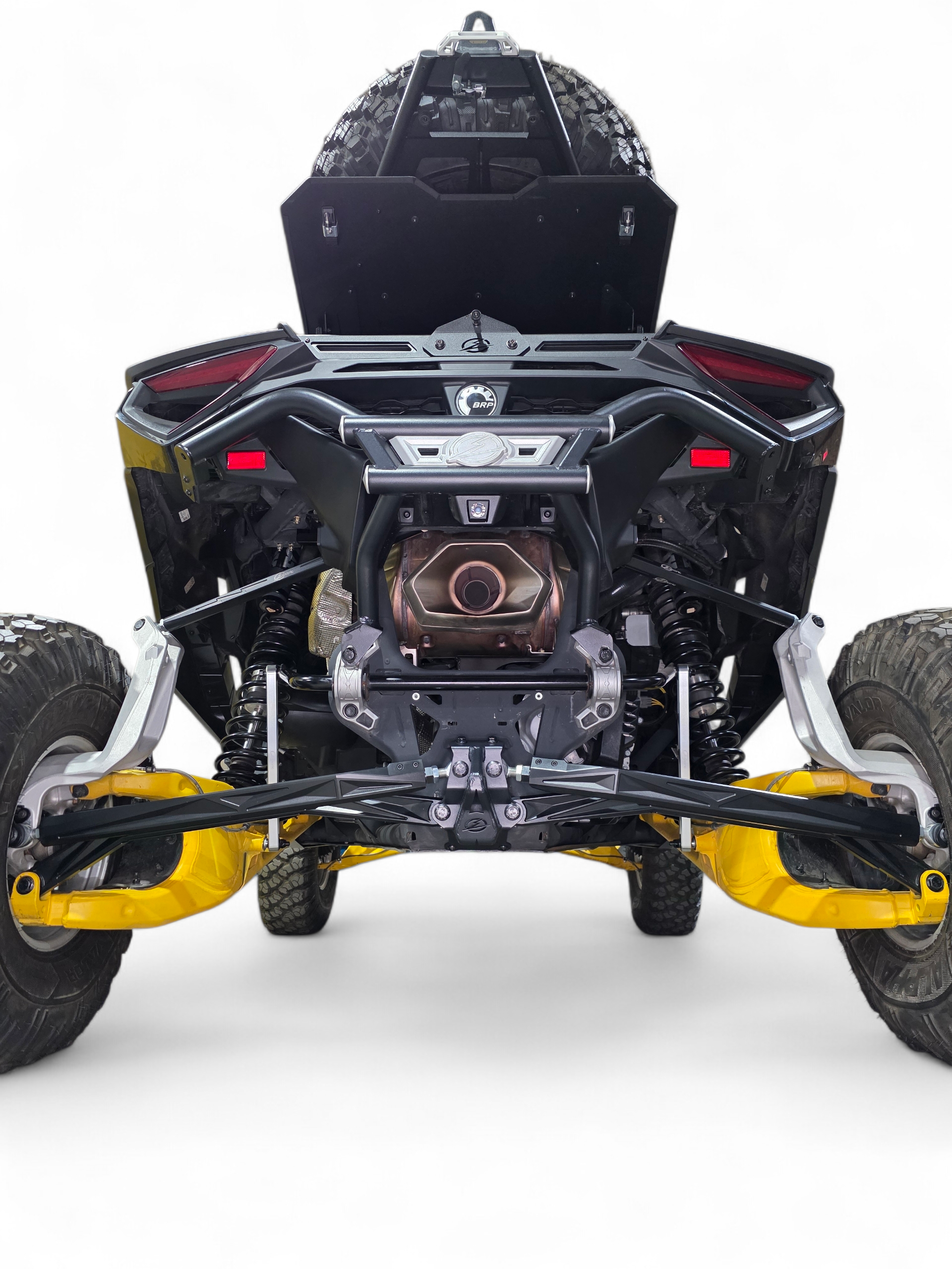 2024+ Can Am Maverick R High Clearance Adjustable Radius Rods (Anodized Black)