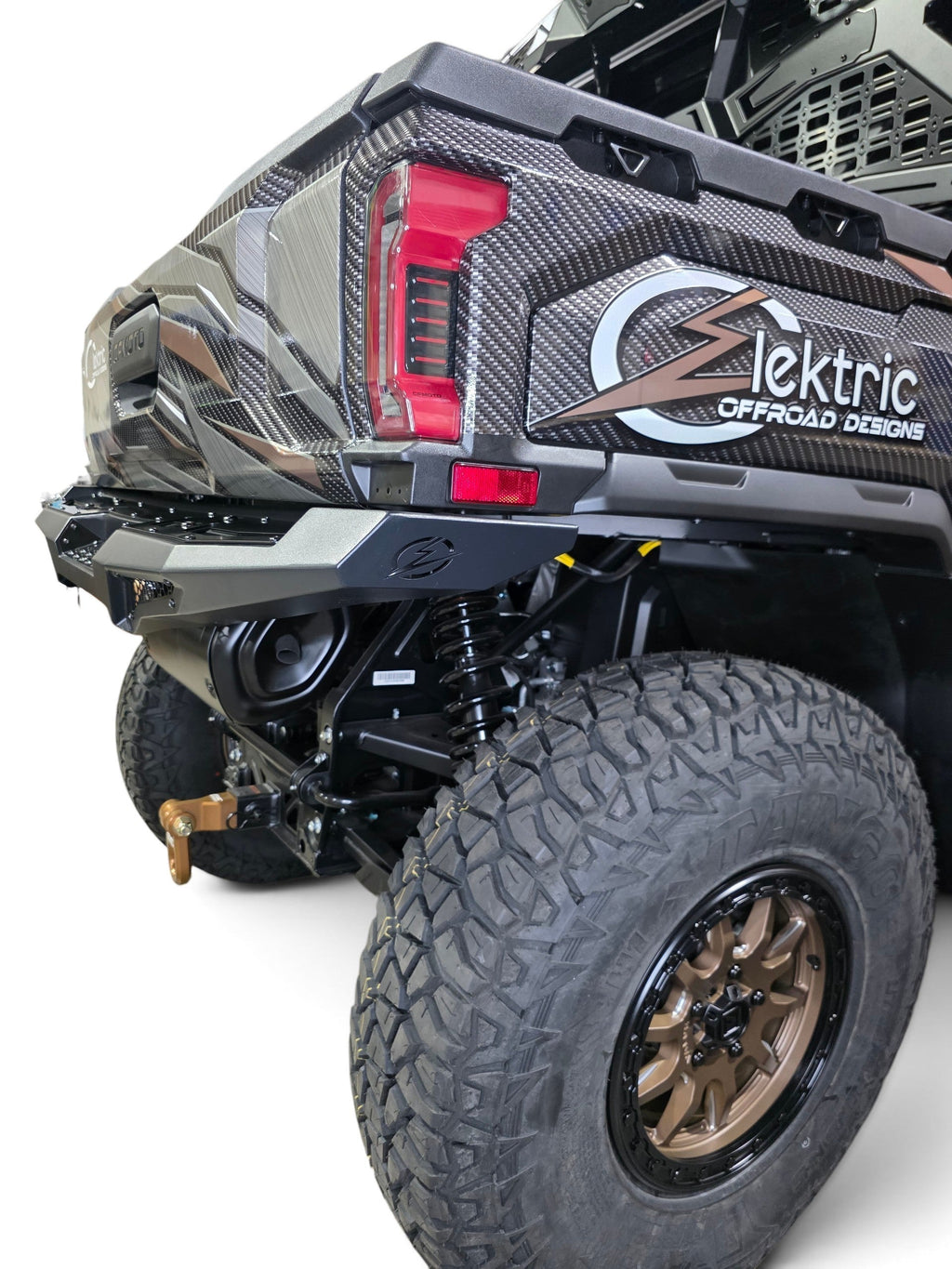 2025+ CFMoto UForce U10 Pro Volt Rear Bumper, Black