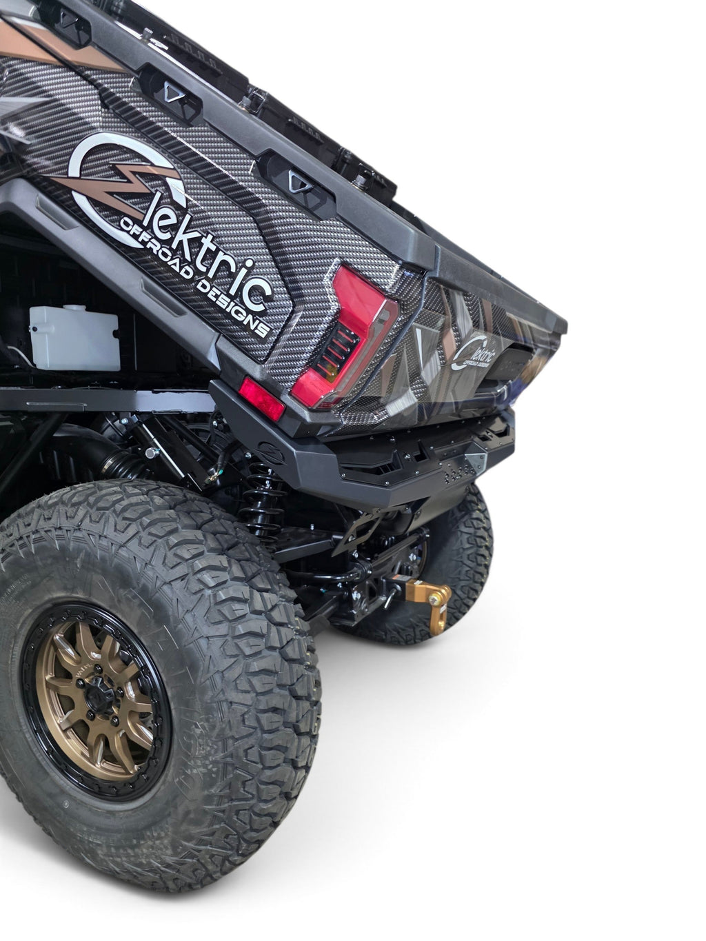 2025+ CFMoto UForce U10 Pro Volt Rear Bumper, Black