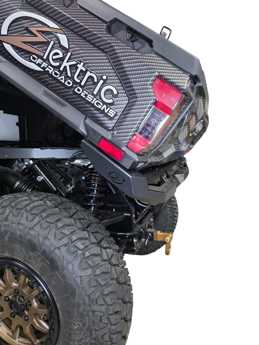 2025+ CFMoto UForce U10 Pro Volt Rear Bumper, Black
