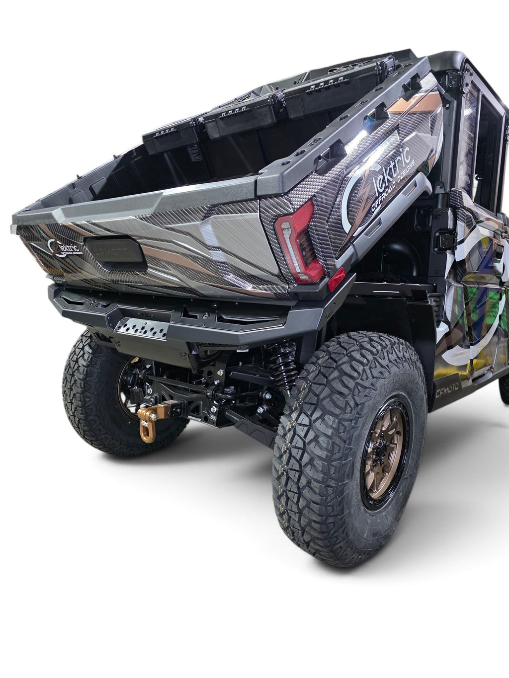 2025+ CFMoto UForce U10 Pro Volt Rear Bumper, Black
