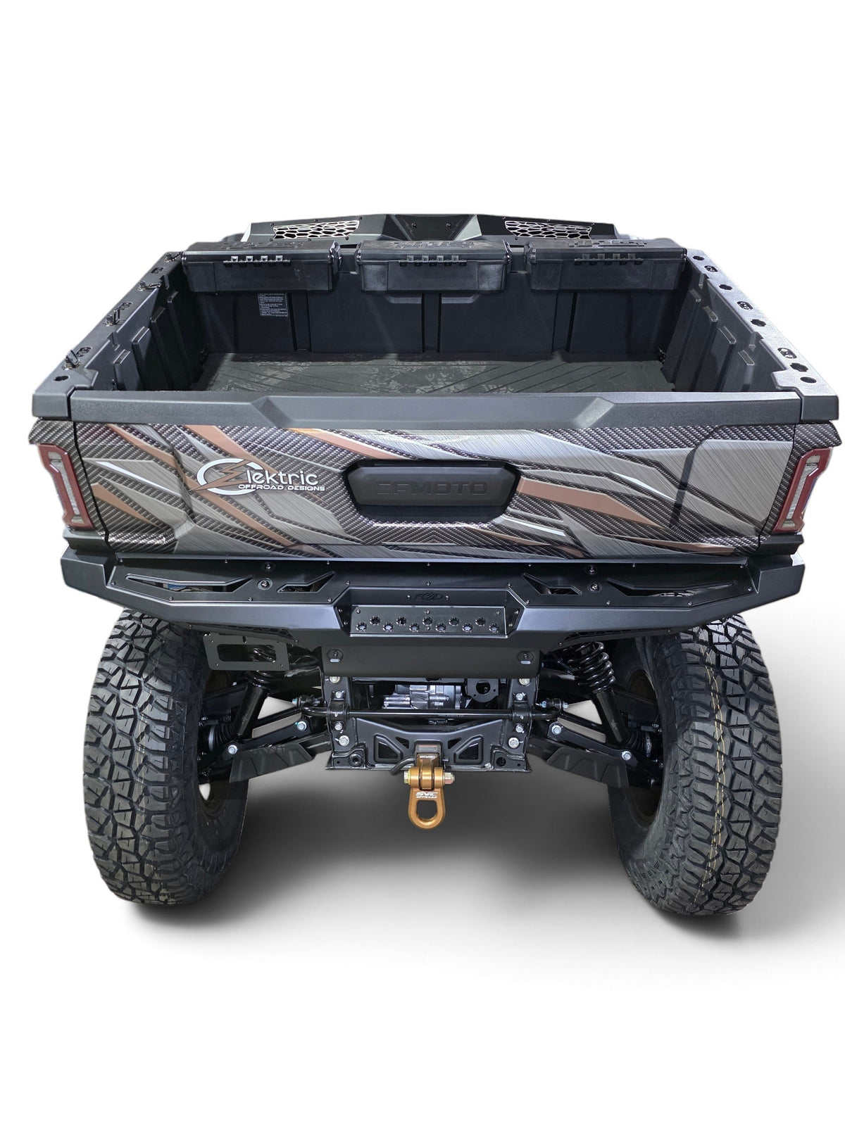 2025+ CFMoto UForce U10 Pro Volt Rear Bumper, Black