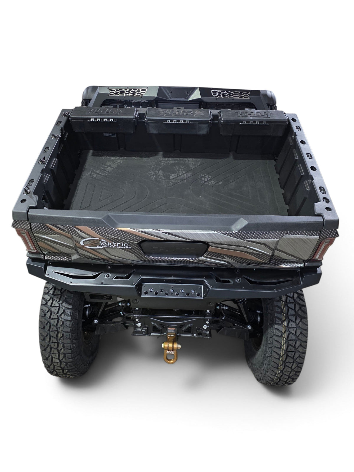 2025+ CFMoto UForce U10 Pro Volt Rear Bumper, Black