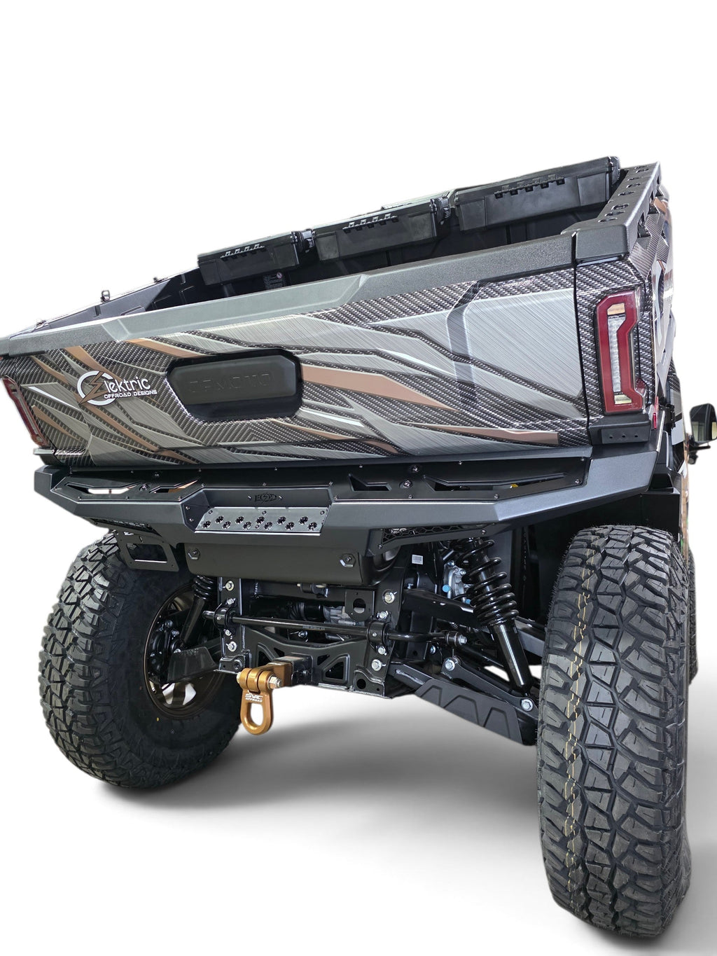 2025+ CFMoto UForce U10 Pro Volt Rear Bumper, Black