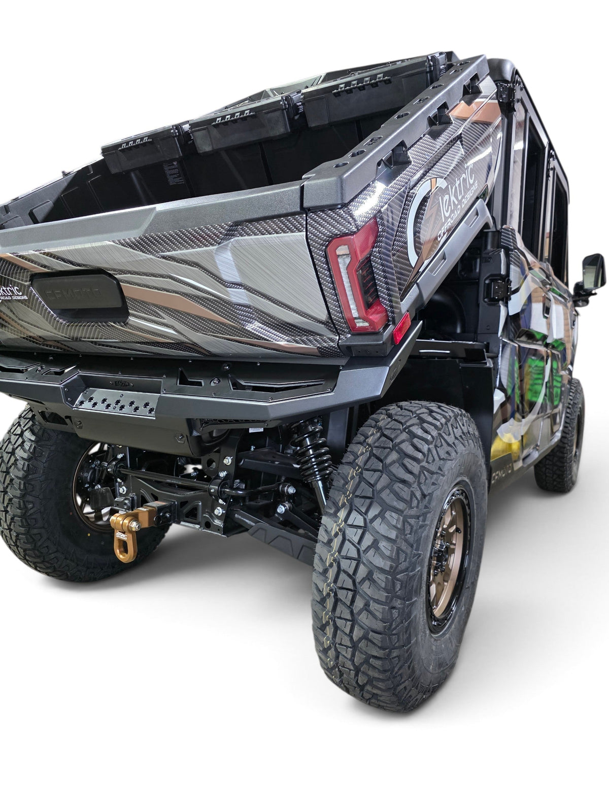 2025+ CFMoto UForce U10 Pro Volt Rear Bumper, Black