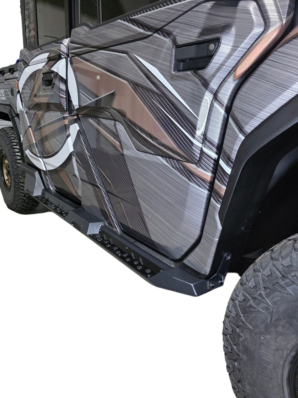 2025+ CFMoto UForce U10 XL Pro Rock Steps (4 Seat), Black