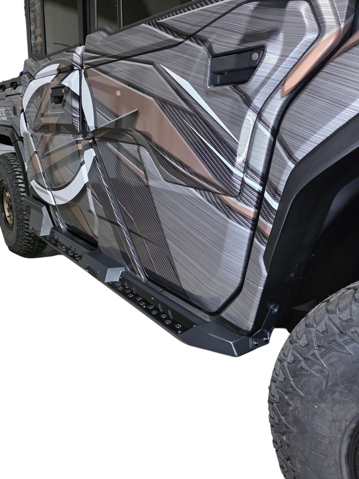 2025+ CFMoto UForce U10 XL Pro Rock Steps (4 Seat), Black