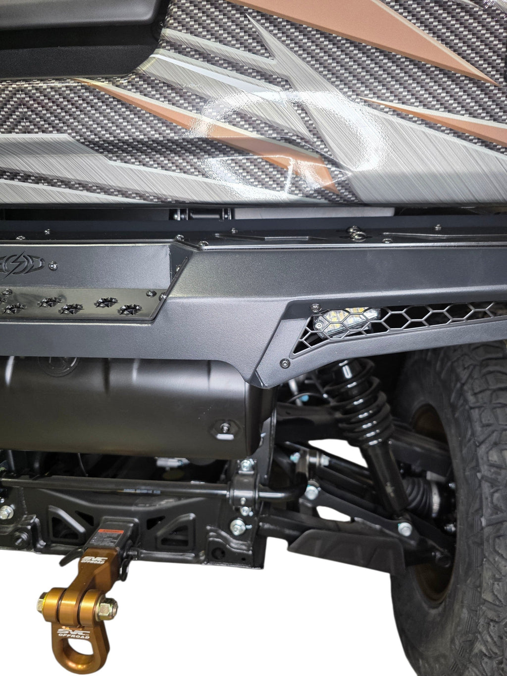 2025+ CFMoto UForce U10 Pro Volt Rear Bumper, Black