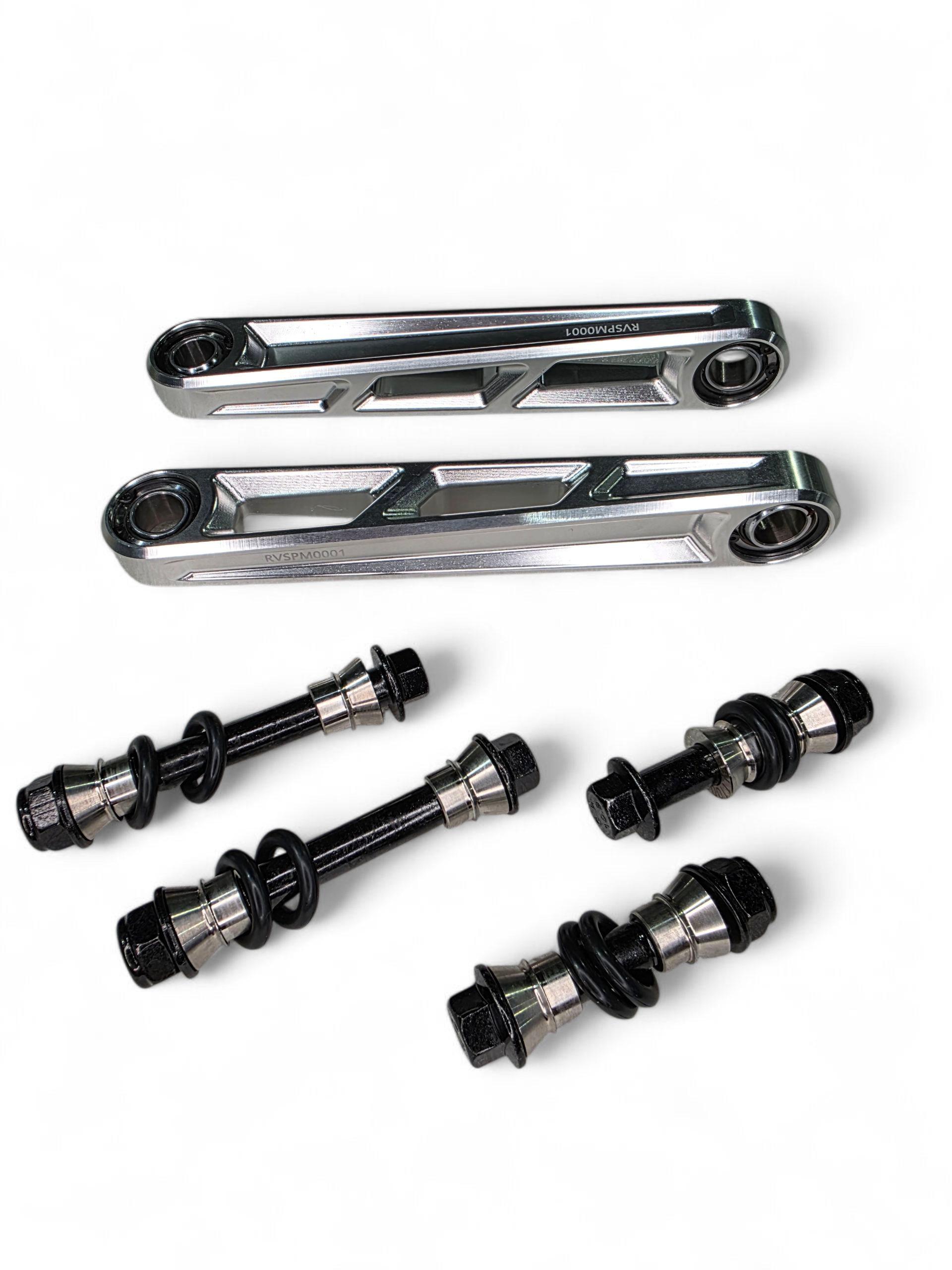 2024+ Can Am Maverick R Front Sway Bar Links Anodized (Clear)