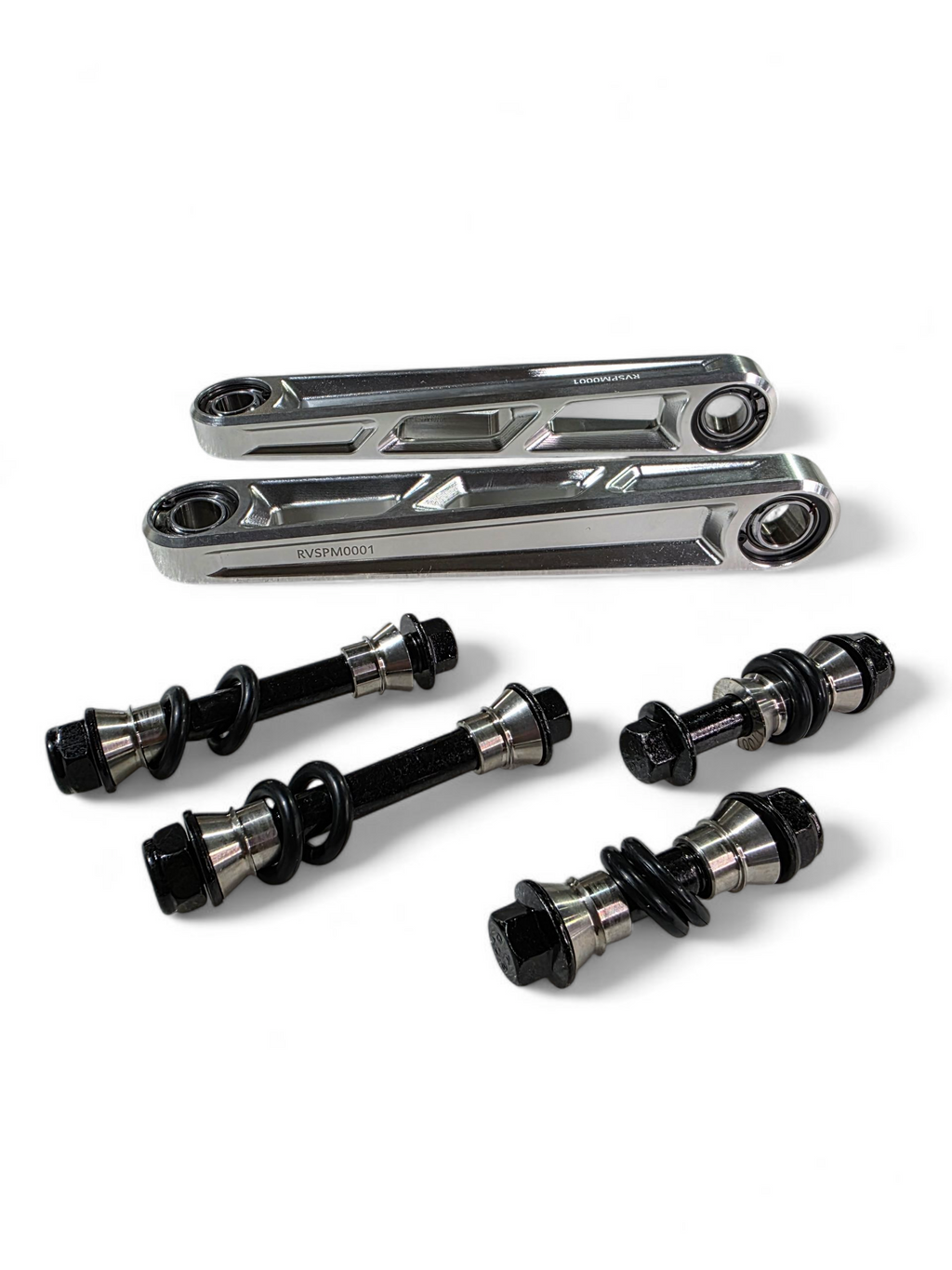 2024+ Can Am Maverick R Front Sway Bar Links Anodized (Clear)