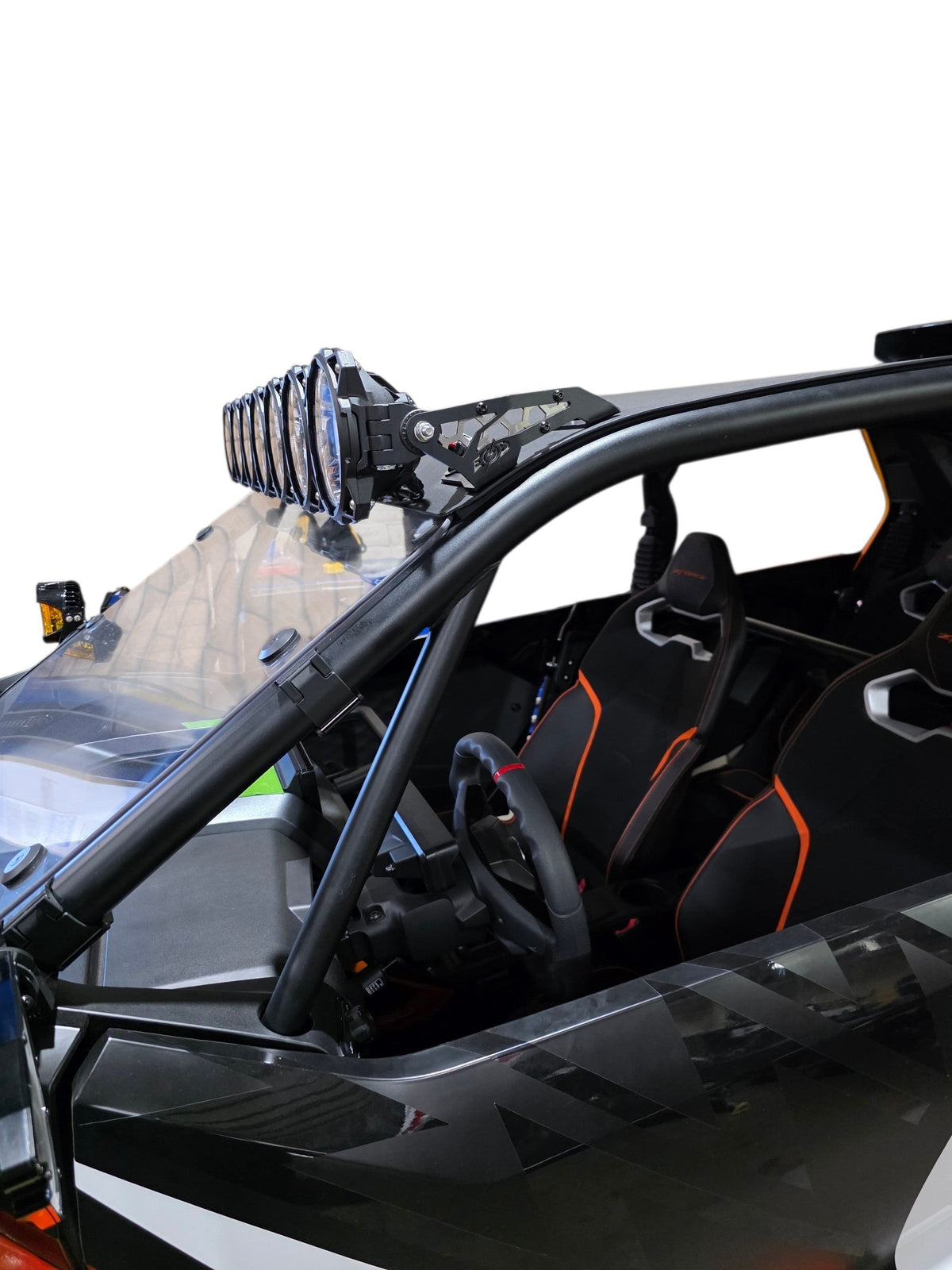 2026+ CFMoto ZForce Z10 Spark Roof Light Bar Mount for KC Gravity Titan 7 Light LED Bar