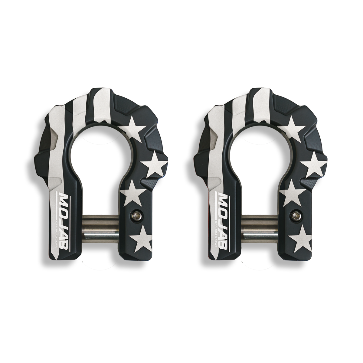 3/4'' Extreme duty Aluminum D-Shackle set (9T)-Ceramic coated (LIFETIME WARRANTY*)-Red,Orange and American flagShackles are scheduled for delivery during the week commencing July 6th