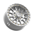 Rampage Beadlock | Gloss Silver Machined