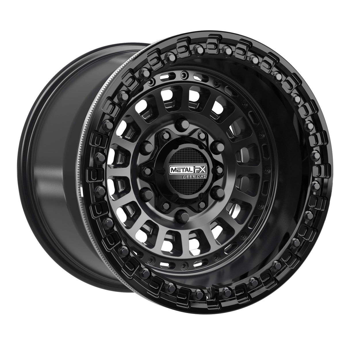 Sicario 6R Beadlock | Satin Black w/ Gloss Black Ring
