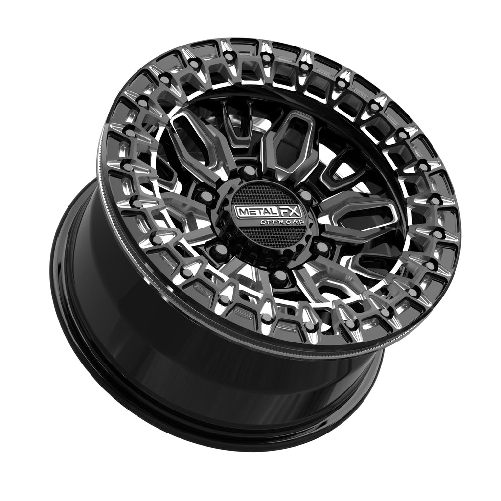 Mayhem 6R Beadlock | Gloss Black Contrast Cut