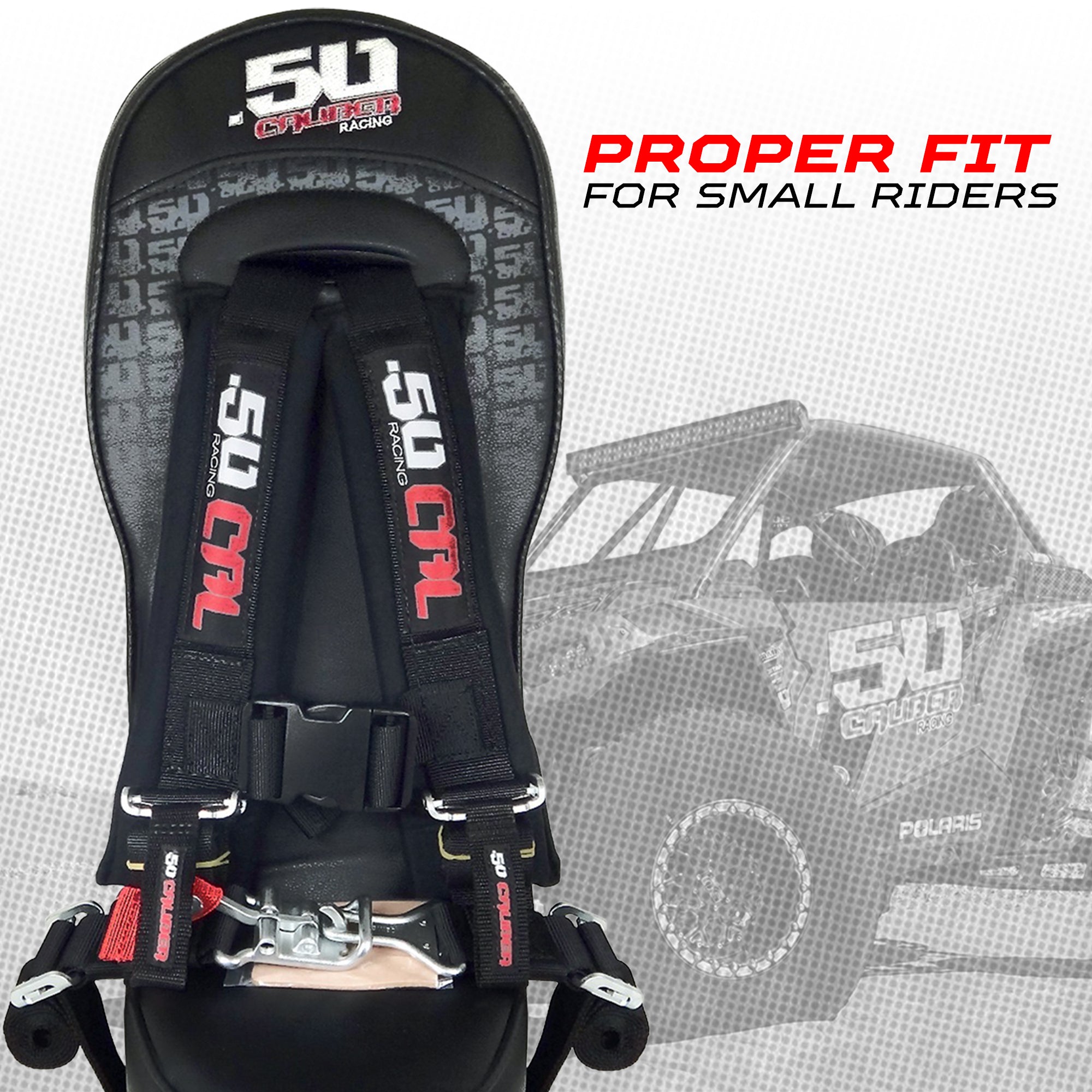 Polaris General Bump Seat with Harness