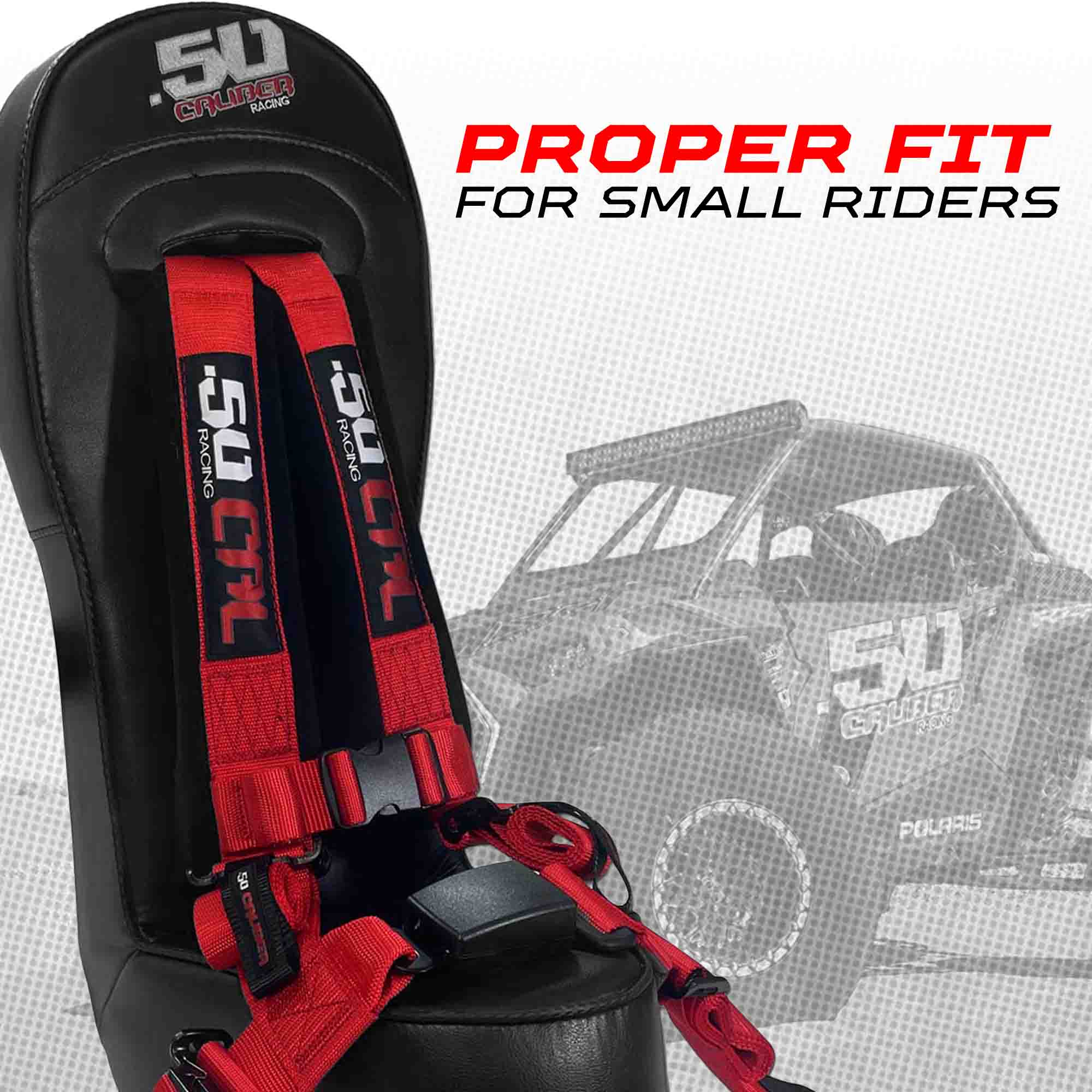 RZR XP1000 Bump Seat with Harness