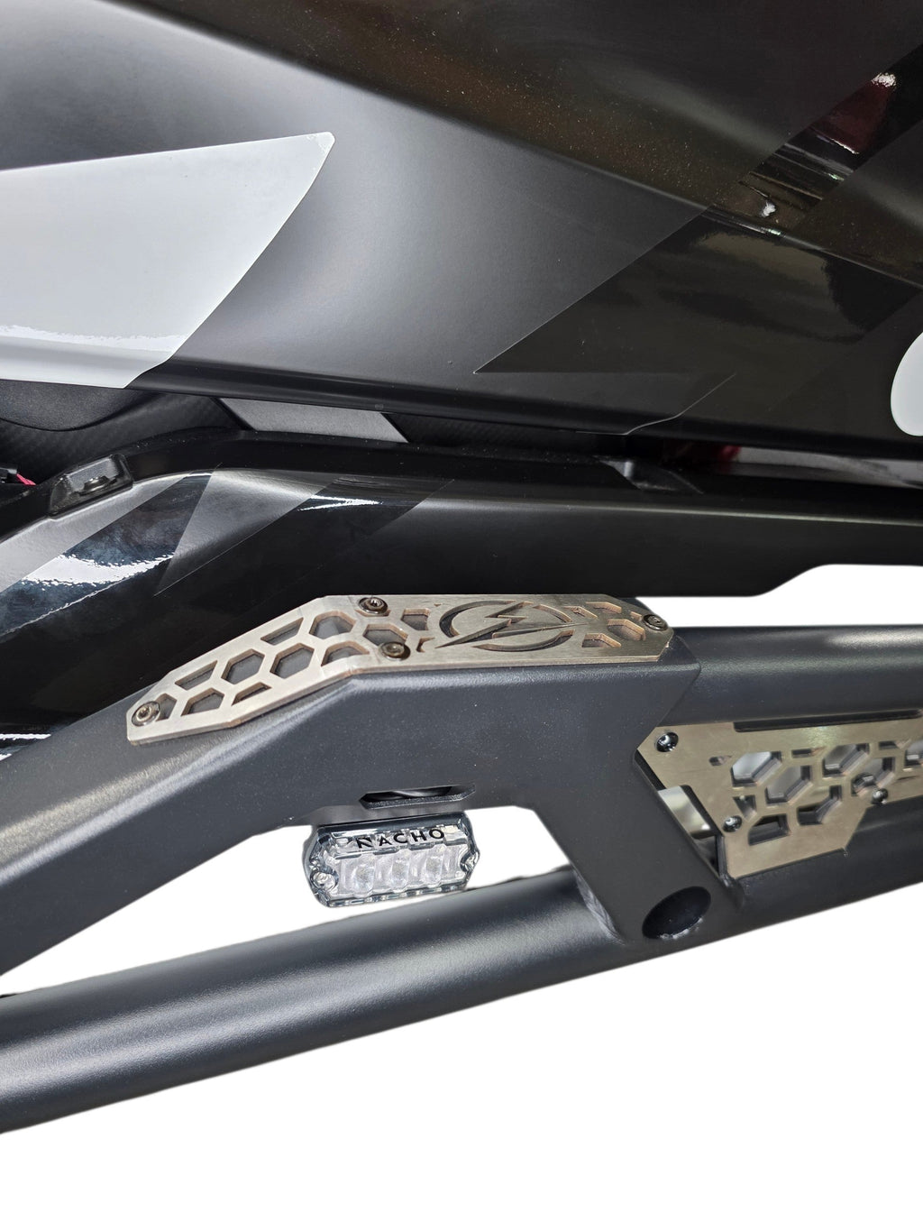 2026+ CFMoto ZForce Z10 Spark Tree Kicker Side Steps (4 Seat), Black