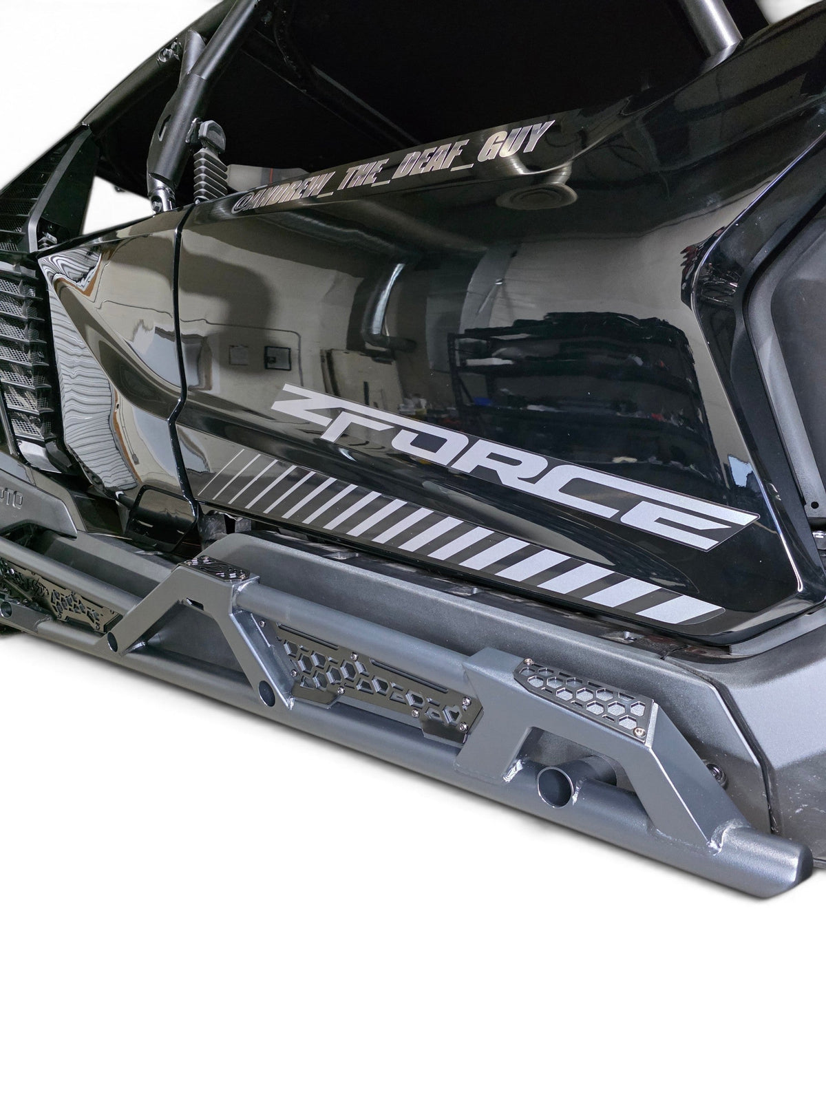 2026+ CFMoto ZForce Z10 Spark Tree Kicker Side Steps (4 Seat), Black