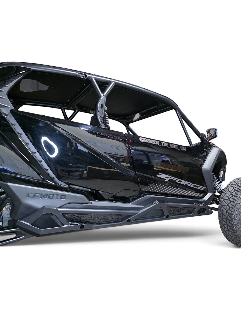 2026+ CFMoto ZForce Z10 Spark Tree Kicker Side Steps (4 Seat), Black