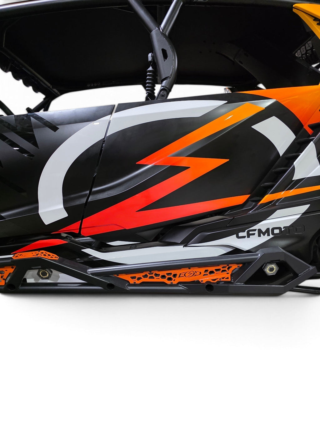 2026+ CFMoto ZForce Z10 Spark Tree Kicker Side Steps (4 Seat), Black