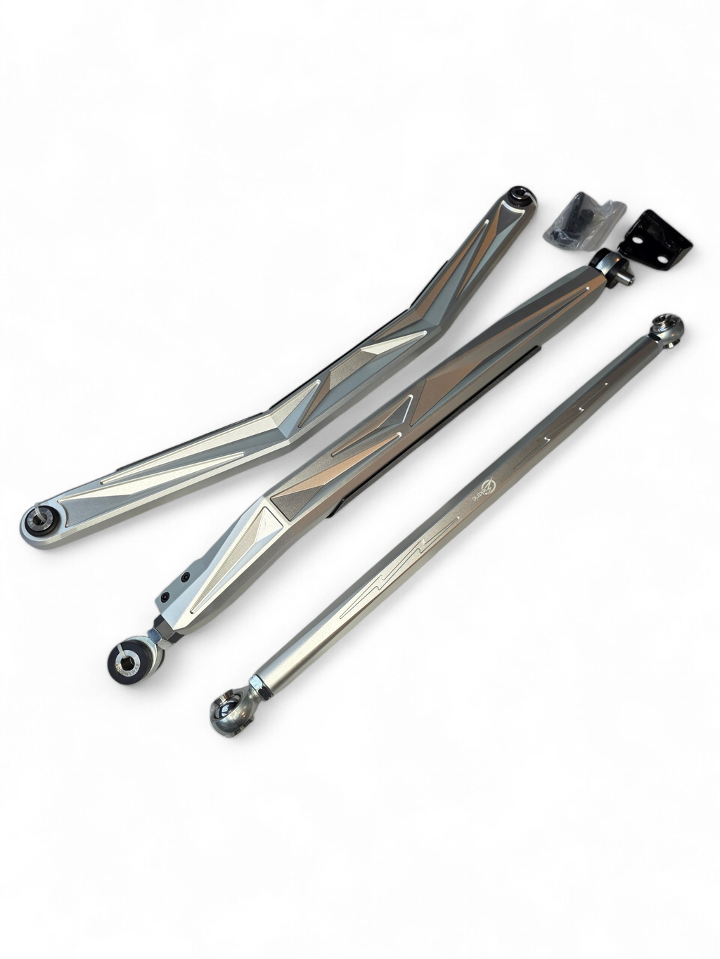 2024+ Can Am Maverick R High Clearance Adjustable Radius Rods (Anodized Clear)