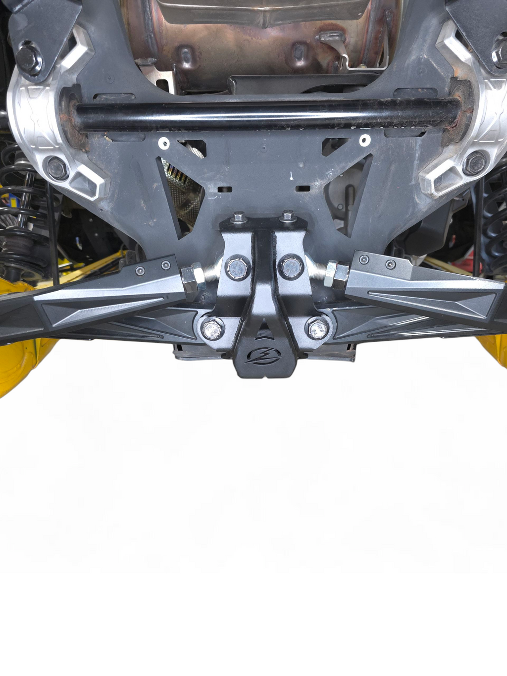 2024-26 Can Am Maverick R Sheet Metal Radius Rod Plate (4 Seat) Works with both RC models