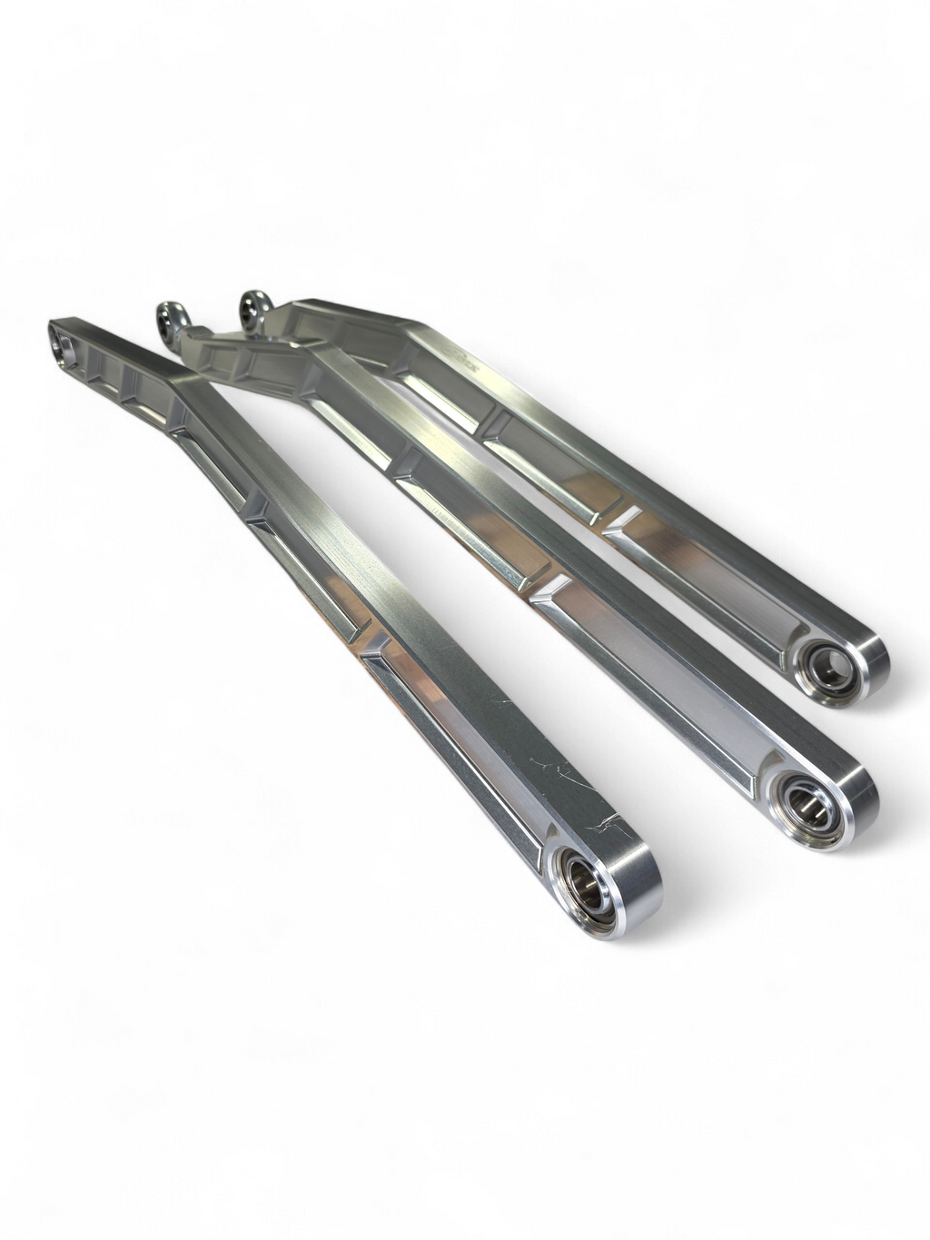 2017+ Can Am X3 Maverick Volt Billet Radius Rods Anodized Clear (RS 72" Model Only)