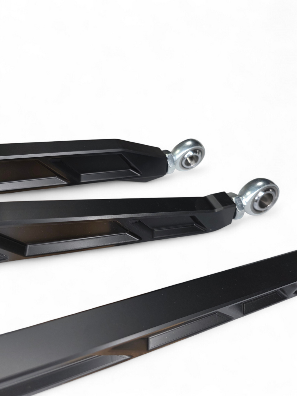 2017+ Can Am X3 Maverick Volt Billet Radius Rods Anodized Black (RS 72" Model Only)