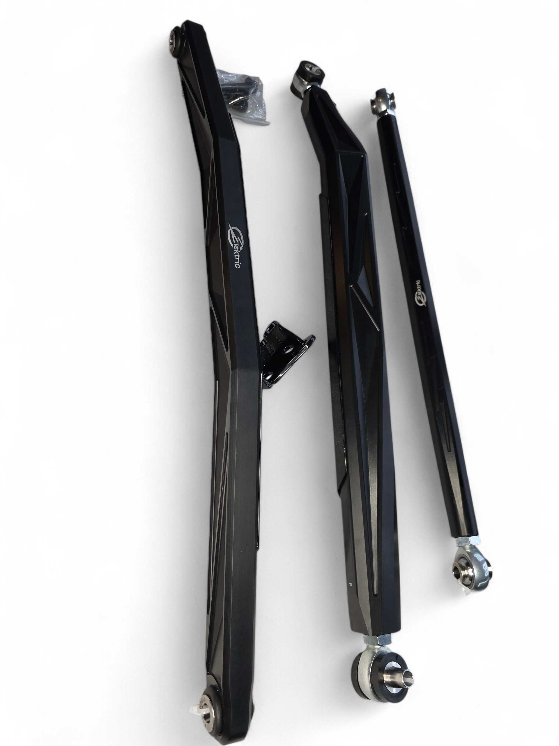 2024+ Can Am Maverick R High Clearance Adjustable Radius Rods (Anodized Black)