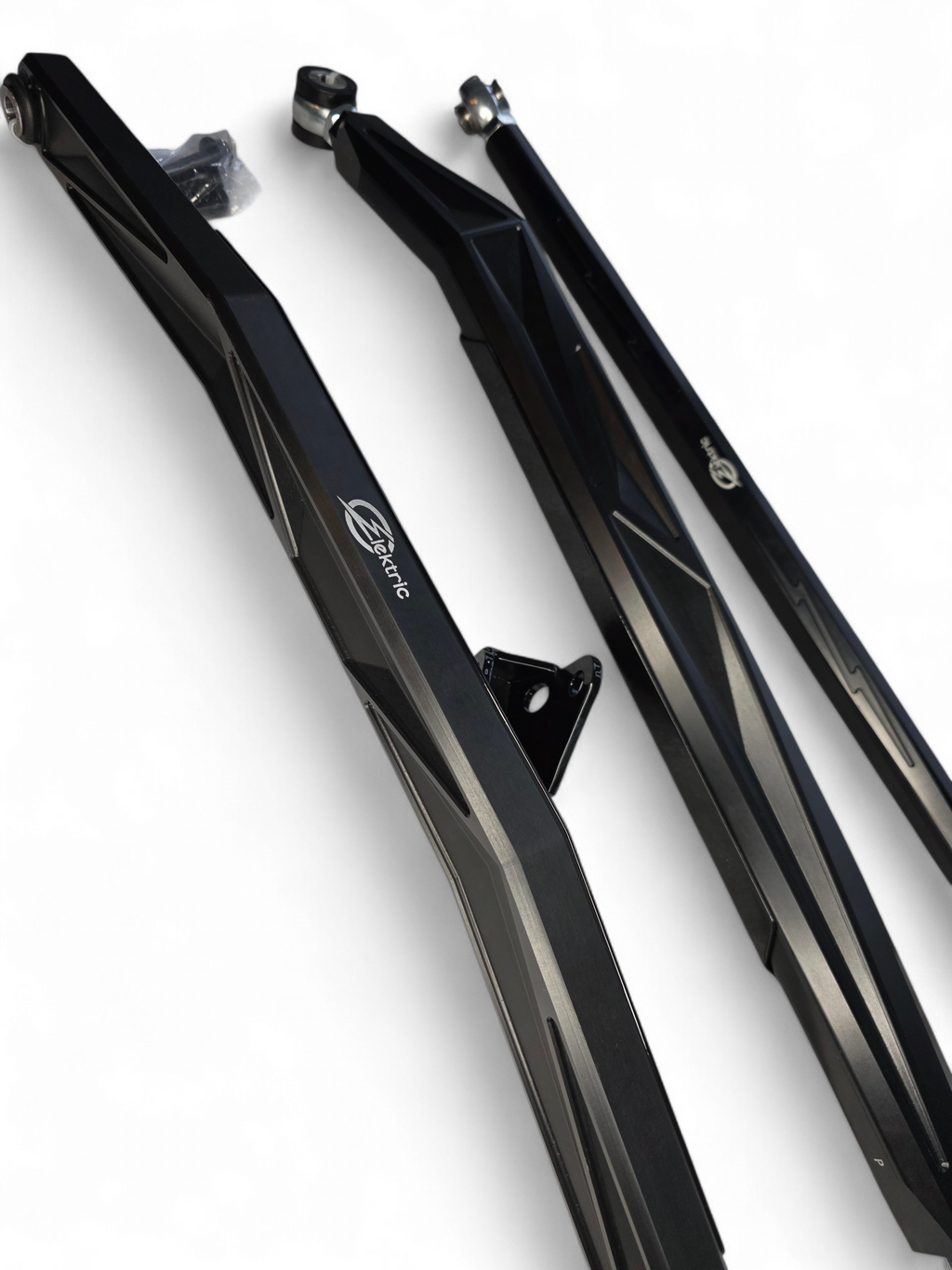 2024+ Can Am Maverick R High Clearance Adjustable Radius Rods (Anodized Black)