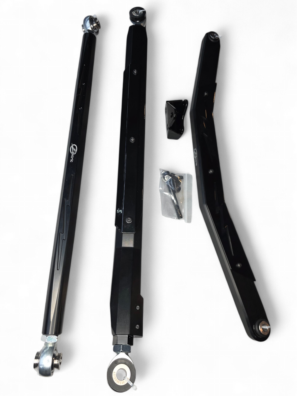 2024+ Can Am Maverick R High Clearance Adjustable Radius Rods (Anodized Black)