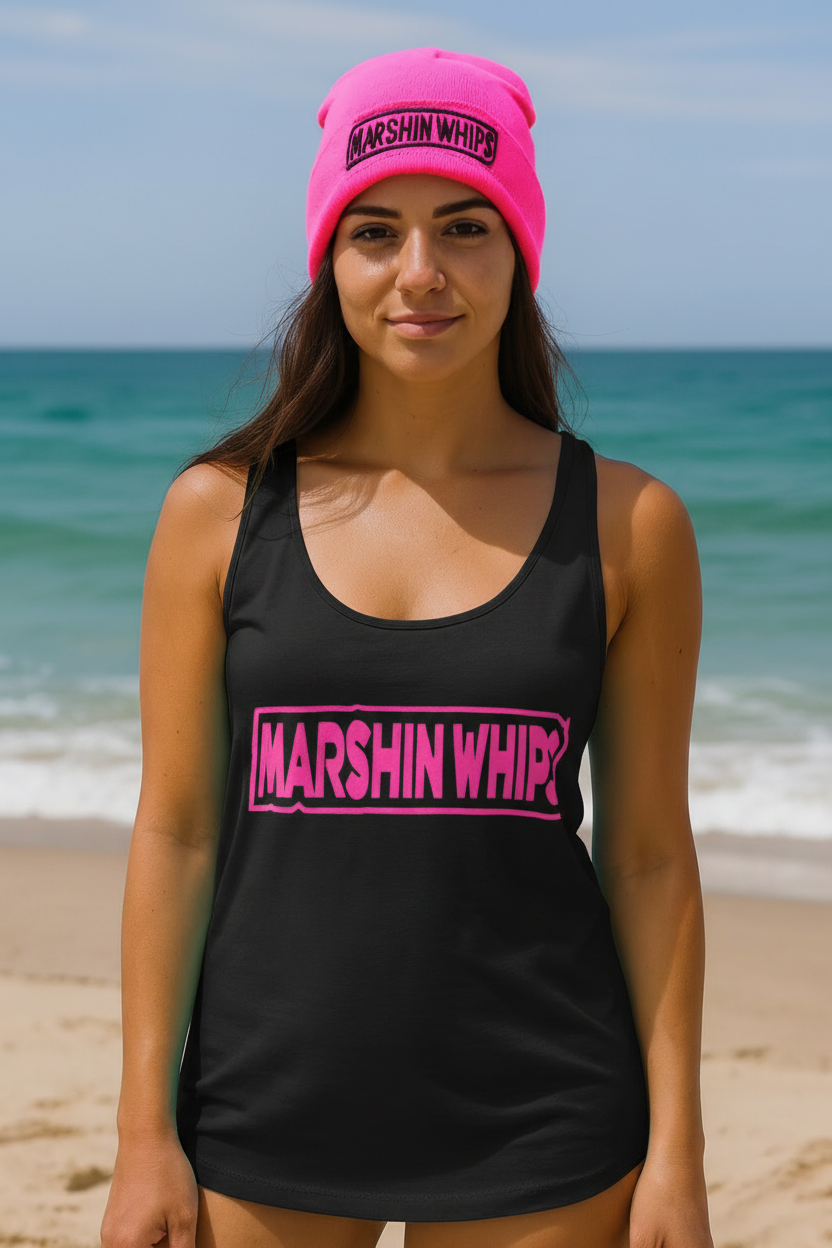 Marshin Whips Black Glow-in-the-Dark Tank Top | Off-Road Apparel