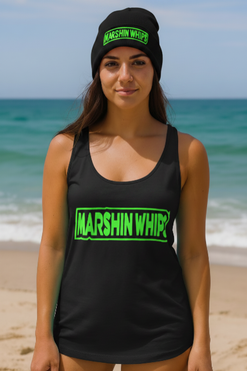 Marshin Whips Black Glow-in-the-Dark Tank Top | Off-Road Apparel