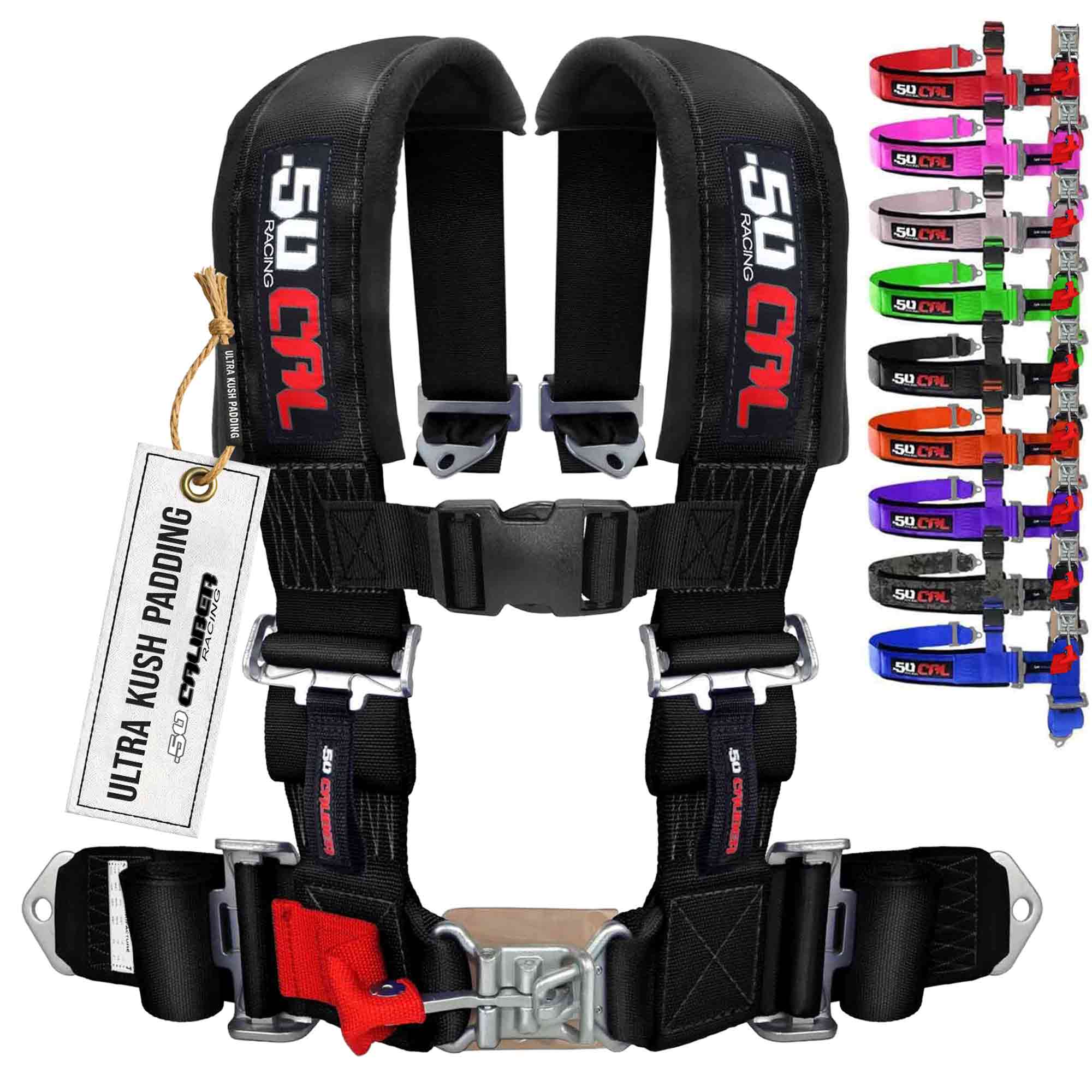 Pro Series 3" 4 point Latch Harness 50 Caliber Racing