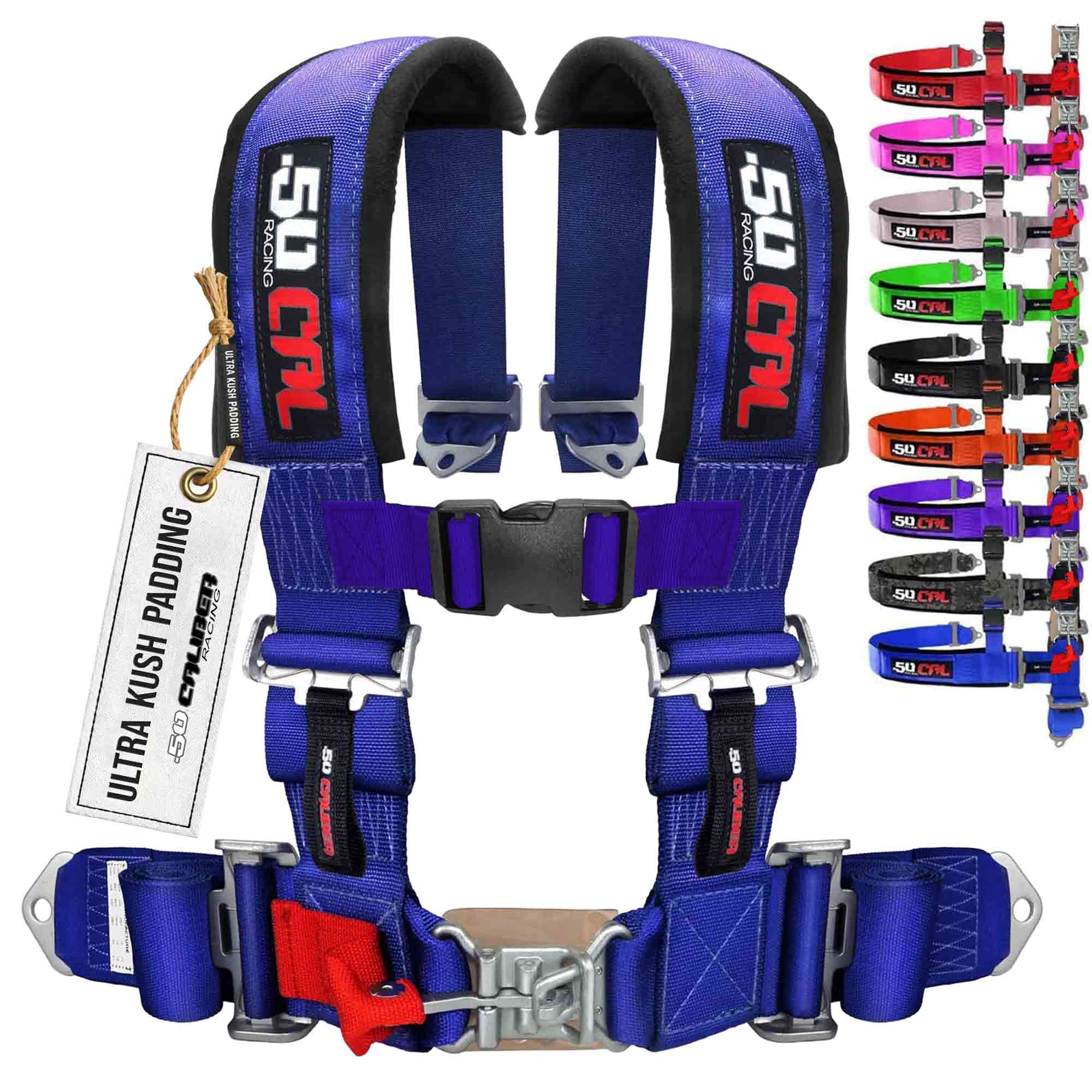Pro Series 3" 4 point Latch Harness 50 Caliber Racing