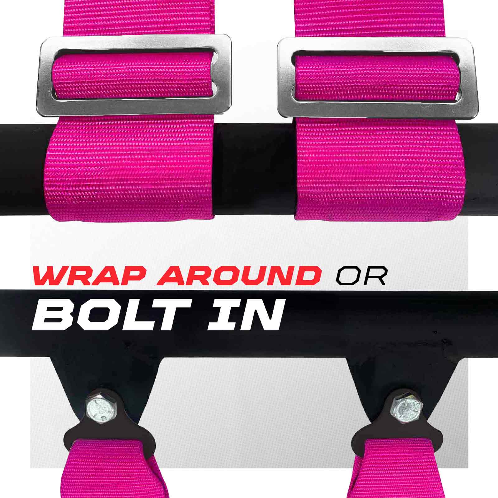 Pro Series 3" 4 point Latch Harness 50 Caliber Racing