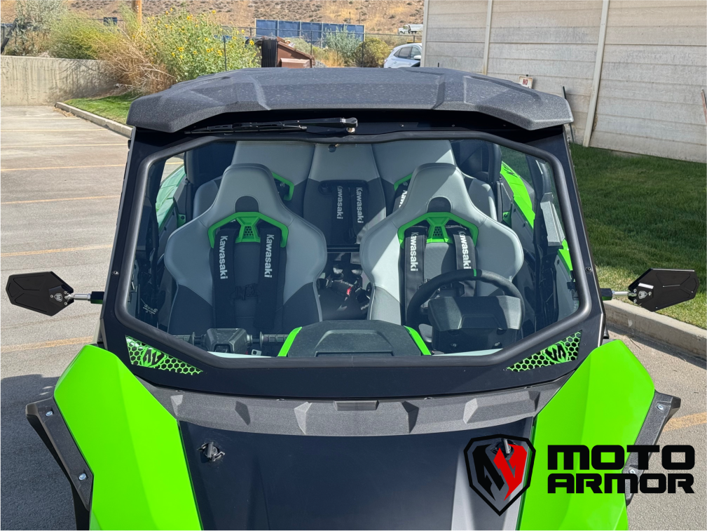 Kawasaki H2 Full Glass Windshield