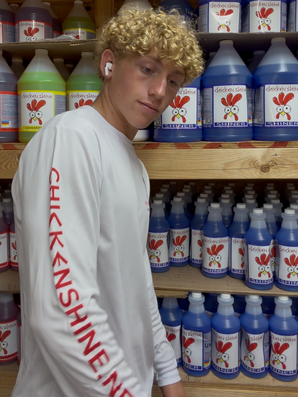 Chicken Shine Patriot Performance Long Sleeve