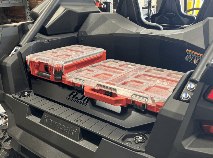 Kawasaki KRX Packout Mount - Subwoofer Compatible  AJK Offroad   