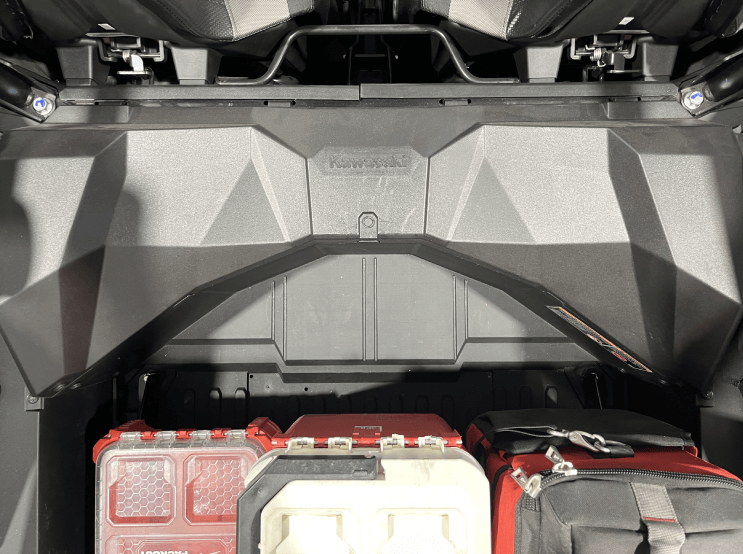 Kawasaki KRX Packout Mount - Subwoofer Compatible  AJK Offroad   