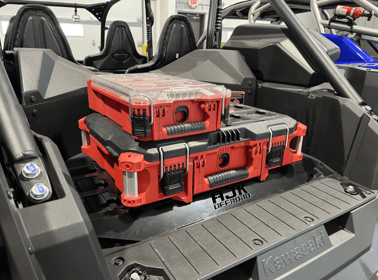Kawasaki KRX Packout Mount - Subwoofer Compatible  AJK Offroad   