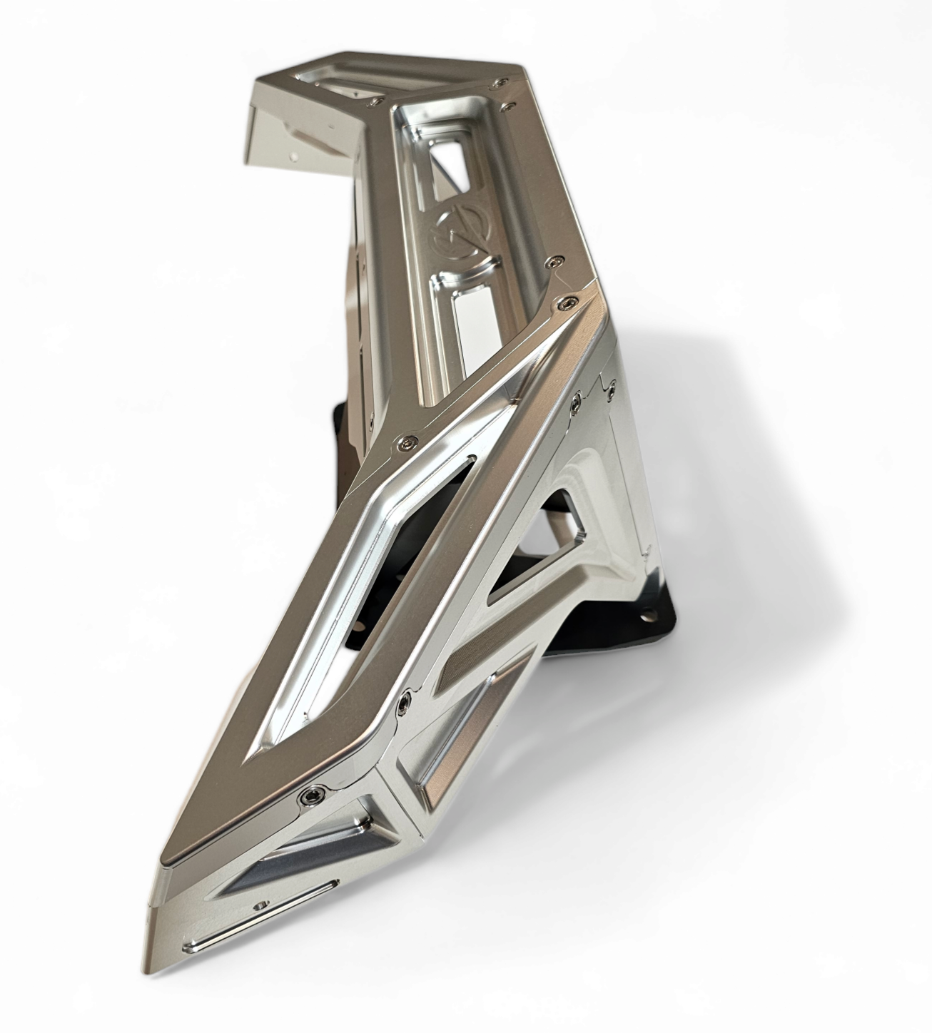 2022-2026 Polaris RZR Pro R, Pro S, Turbo R Machined Billet Front Winch Bumper (Clear Anodize)