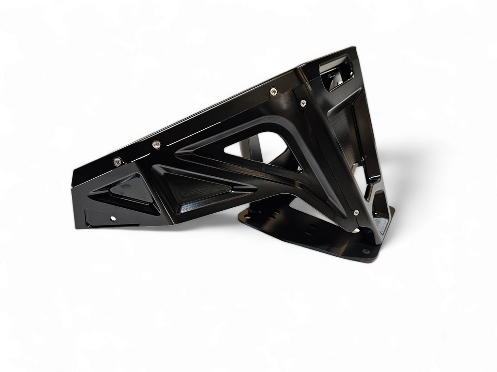 2022-2026 Polaris RZR Pro R, Pro S, Turbo R Machined Billet Front Winch Bumper (Black Anodize)