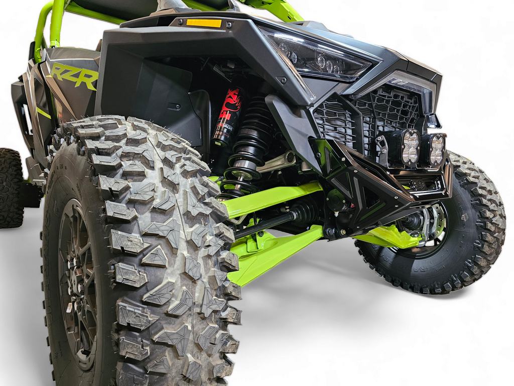 2022-2026 Polaris RZR Pro R, Pro S, Turbo R Machined Billet Front Winch Bumper (Black Anodize)